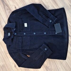 Hurley Black Corduroy Shacket (BOYS)